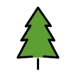 Evergreen Tree SVG Icon